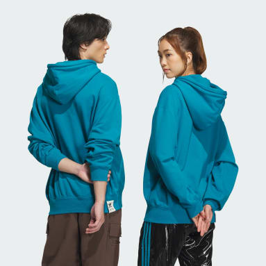 Girls blue discount adidas hoodie