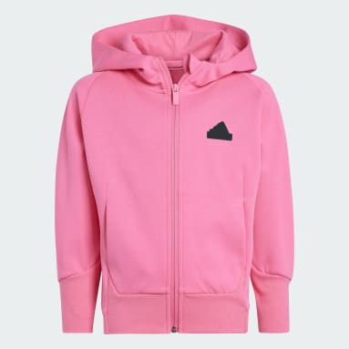 Polerón adidas Z.N.E. Cierre Frontal para Niños Rosado Niño Sportswear