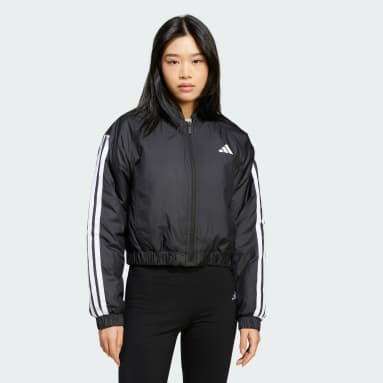 Casaco Bomber Curto com Isolamento 3-Stripes Essentials