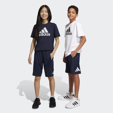 Kids Sportswear Blue Train Essentials AEROREADY Logo Regular-Fit Shorts