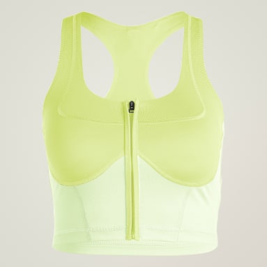 Top adidas by Stella McCartney Two-Tone Zipped