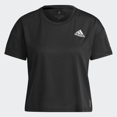 Camiseta Fast Primeblue Negro Mujer Running