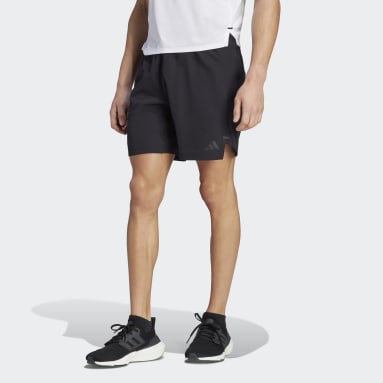 Mænd Fitness Og Træning Sort Workout Knurling shorts