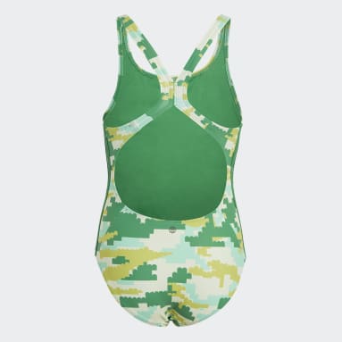 Mädchen Sportswear adidas x LEGO Badeanzug Grün