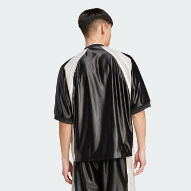 Cut Line Short Sleeve Track Top
