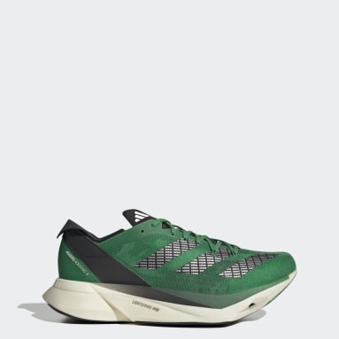 Running Green Adizero Adios Pro 3 Shoes