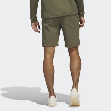Men Golf Green Ripstop Nine-Inch Golf Shorts