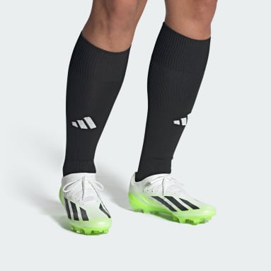 Fodbold Hvid X Crazyfast.1 Artificial Grass Football støvler
