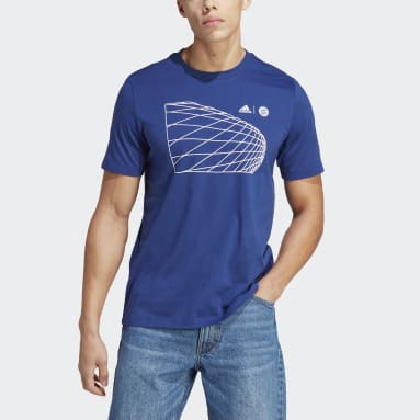 Playera FC Bayern Estampada Azul Hombre Fútbol