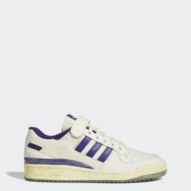 White adidas Forum 84 LG Shoes, Men Lifestyle