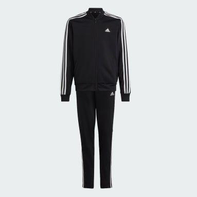 Buzo Essentials 3 Tiras Negro Niña Sportswear