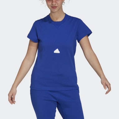 T-shirt Bleu Femmes Sportswear