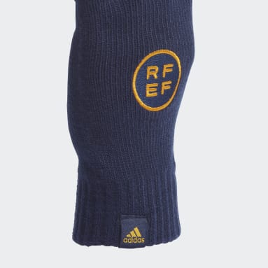 Fußball Spanien Knit Handschuhe Blau