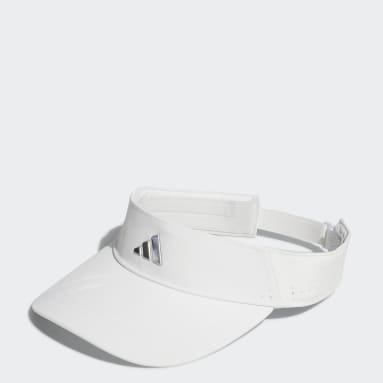 남성 Golf White 투어 메탈 바이저
