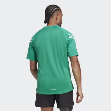 T-shirt da allenamento Train Icons 3-Stripes Verde Uomo Fitness & Training