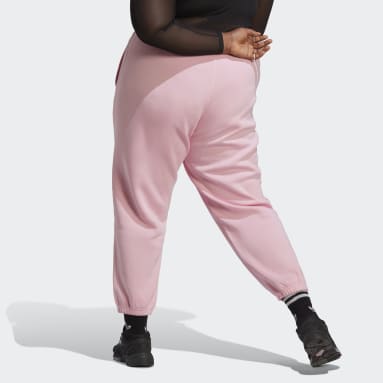 Women's Originals Pink Essentials Fleece Joggers (Plus Size)