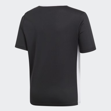 Camiseta Entrada Negro Niño Fútbol