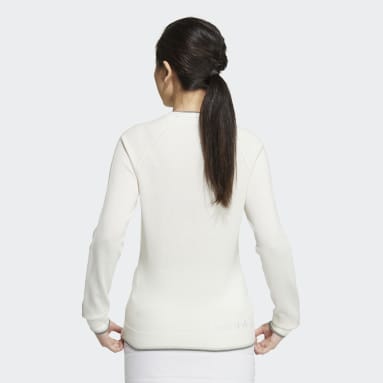 Women Golf White 3S 긴팔 풀오버 스웨터