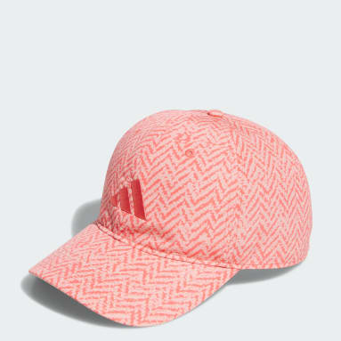 Women's Golf Red Women's Performance Printed Hat