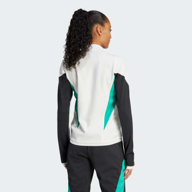 Sudadera entrenamiento Manchester United Tiro 23 Blanco Mujer Fútbol