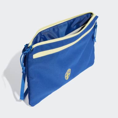 Fußball Schweden Sacoche Tasche Blau