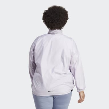 Women TERREX Purple Terrex Multi Wind Jacket (Plus Size)