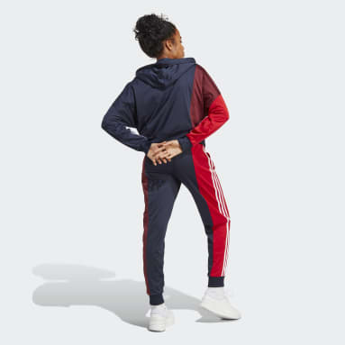 Dames Sportswear blauw Bold Block Trainingspak