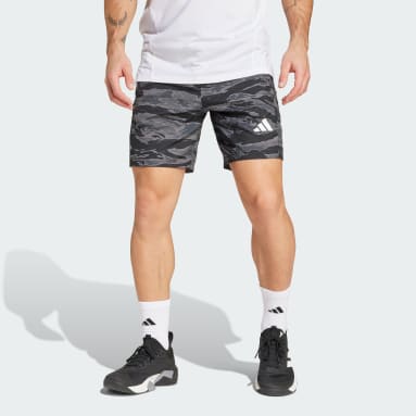Train Essentials Allover Print Camo Şort