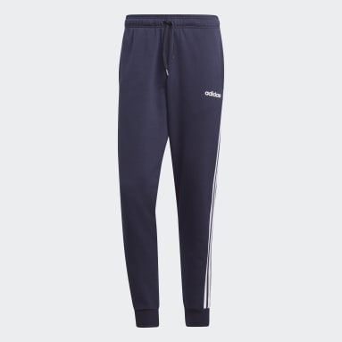 Männer Sportswear Essentials 3-Streifen Tapered Cuffed Hose Blau
