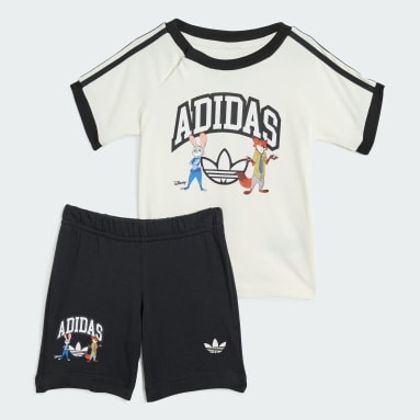 Conjunto de polo corto adidas Disney para niños
