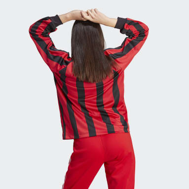 Dames Sportswear Jacquard Voetbalshirt met Lange Mouwen