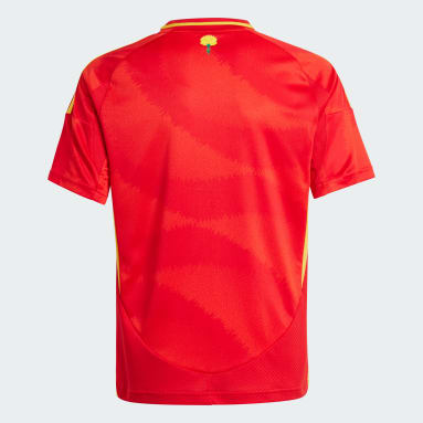 Camiseta primera equipación España 24 (Adolescentes) Rojo Niño Fútbol
