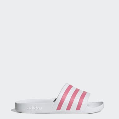 Chanclas adidas deals blancas hombre