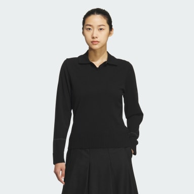 롱 슬리브 니트 폴로 셔츠