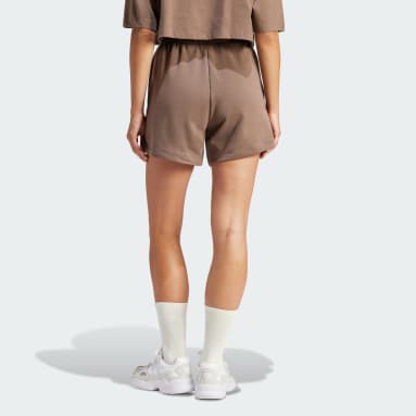 Women's Originals Brown Adicolor Essentials French Terry Shorts