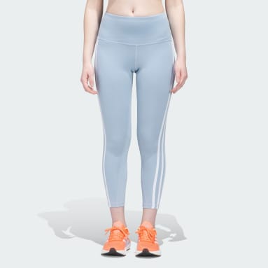 adidas Velour Leggings - Blue | adidas India