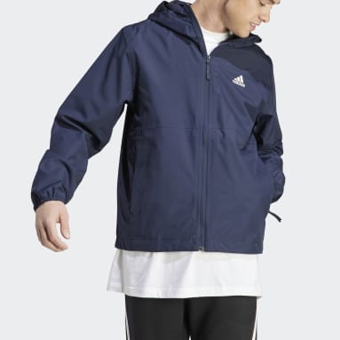 Men Sportswear Blue Essentials RAIN.RDY Jacket