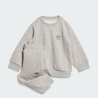 Conjunto sudadera cuello redondo y pantalón (Bebé)