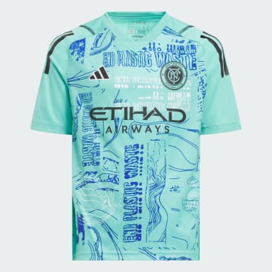 Youth Soccer Green New York City FC One Planet Jersey