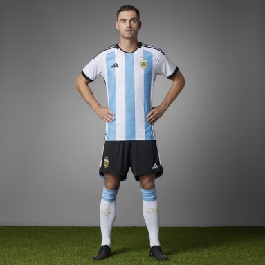 Maillot Domicile Argentine 22 Authentique blanc Hommes Soccer