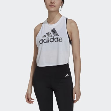 Polera sin Mangas Made for Training AEROREADY Floral Blanco Mujer Training