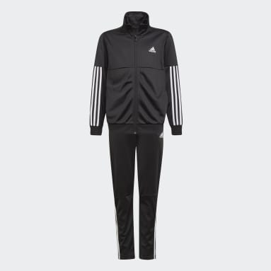 Chlapci Sportswear čierna Tepláková súprava 3-Stripes Team