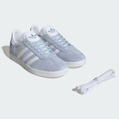 Grey and blue adidas shoes discount