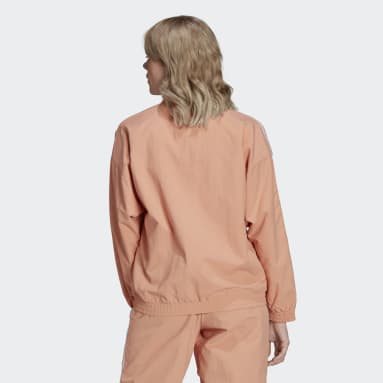 Women's Originals Pink Adicolor Classics Lock-Up Track Jacket