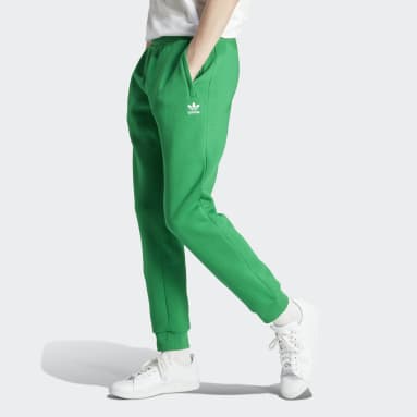 Muži Originals zelená Kalhoty Trefoil Essentials