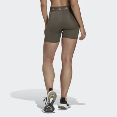 Calzas Cortas Hyperglam Techfit Cebra Marrón Mujer Training