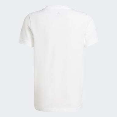 T-shirt Essentials Bianco Ragazzo Sportswear