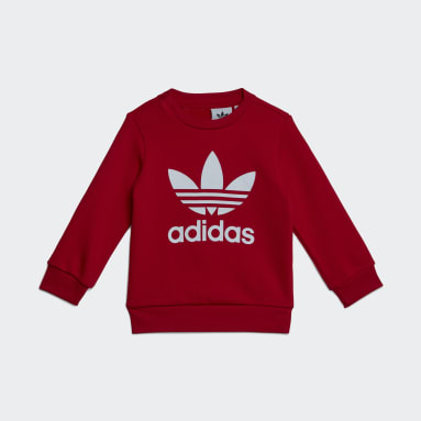 Infants Lifestyle Red 크루 세트