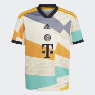 Jeugd 8-16 Jaar Voetbal FC Bayern München 22/23 Vierde Voetbalshirt
