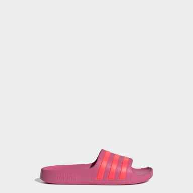 Deti Sportswear ružová Šľapky Adilette Aqua